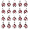 20Pcs Faceted Glass Charms RGLA-TADJ0001-01B-2