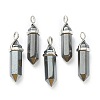 Synthetic Non-magnetic Hematite Pointed Pendants G-M378-01P-A16-1