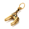 Animal Themes 304 Stainless Steel Enamel Pendants STAS-K304-03A-G-2