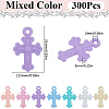 300Pcs Acrylic Pendants OACR-SC0001-53-2