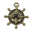 Tibetan Style Alloy Pendants PALLOY-A007-03AB-1