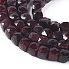 Natural Garnet Beads Strands G-L537-007-3
