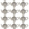 SUNNYCLUE 80Pcs Teapot Tibetan Style Zinc Alloy Charms FIND-SC0004-82-1