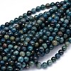 Round Natural Apatite Beads Strands G-F222-04-6mm-1