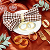 AHADEMAKER 8Pcs Iron Napkin Rings AJEW-GA0004-58-5