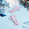 2Pcs Iron Bowknot Hook FIND-WH0366-425-4