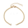 2Pcs 304 Stainless Steel Twisted Chain Bracelet Making AJEW-JB00927-2
