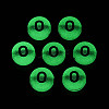 Luminous Frosted Acrylic Beads FACR-T008-02O-3