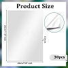 Rectangle Tinfoil Paper Sheets for Craft Engraving LS-DIY-WH0671-302B-01-2