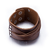 Unisex Fashion Leather Cord Bracelets BJEW-BB15521-B-3