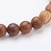 Wood Beaded Stretch Bracelets BJEW-JB03203-02-2