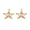 Brass Micro Pave Cubic Zirconia Charms KK-G535-05B-G-1