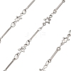 304 Stainless Steel Bar Link Chains CHS-H114-06P-1