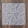 Animal Hair Clips Cabochon Silicone Molds DIY-Q033-03A-4