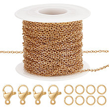 Beebeecraft DIY Chain Bracelet Necklace Making Kit DIY-BBC0001-22