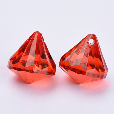 Transparent Acrylic Pendants TACR-Q260-D-V12-1