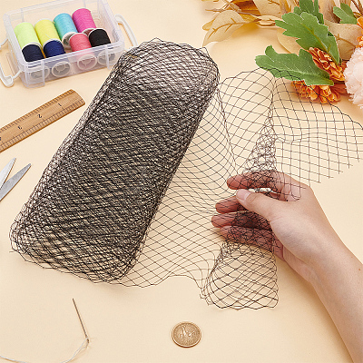 2M Deco Mesh Ribbons SRIB-WH0011-177B-1