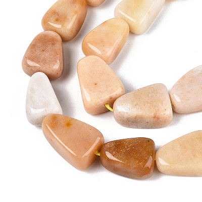 Natural Topaz Jade Beads Strands G-N354-02B-01-1