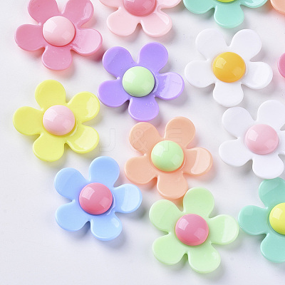 Opaque Acrylic Beads SACR-N007-D-02-1