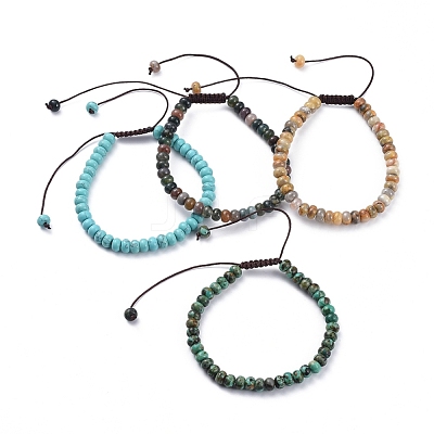 Braided Bead Bracelets BJEW-JB04913-1