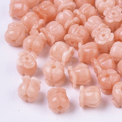 Synthetic Coral Beads CORA-R017-28-A04-1