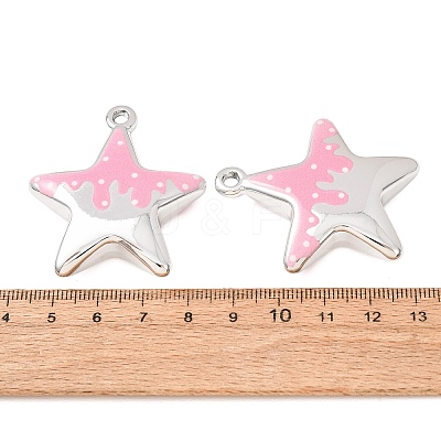 UV Plating Acrylic Pendants AC-CBA655C-18A-02-1
