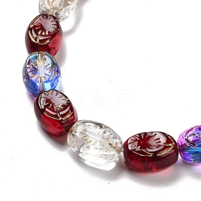 Transparent Glass Beads Strands X-GLAA-F114-05D-1