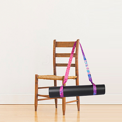 2 Pcs Polyester Yoga Mat Strap AJEW-GF0003-47-1