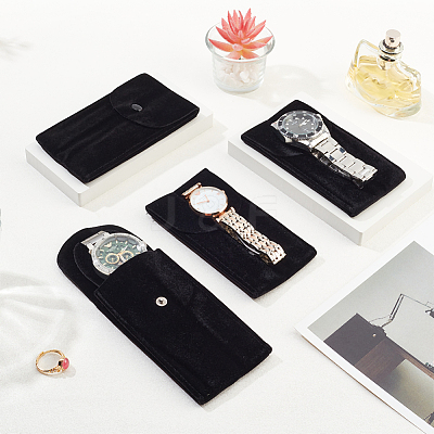 Portable Velvet Watch Pouches TP-WH0001-02C-1