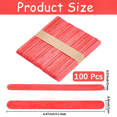 2 Sets Wood Craft Sticks DIY-CP0012-28B-1