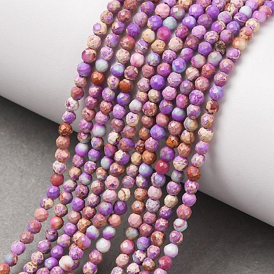 Natural Imperial Jasper Beads Strands G-L578-A12-1