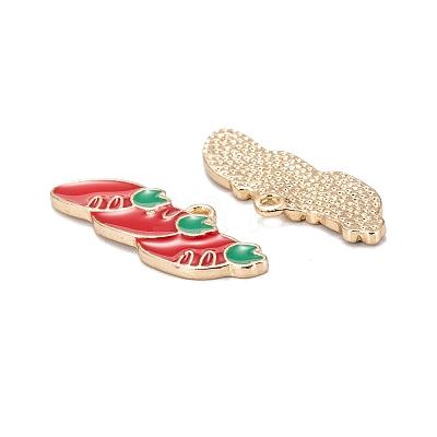 Alloy Enamel Pendants ENAM-O048-04KCG-D-1