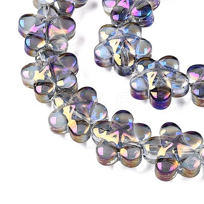 Electroplate Glass Beads Strands EGLA-T028-02L-1