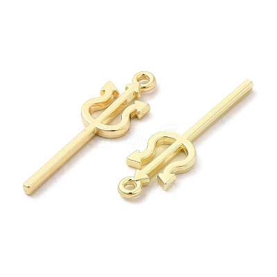 Rack Plating Alloy Pendants LS-PALLOY-E025-07G-1