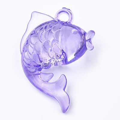 Transparent Acrylic Pendants TACR-S149-07-1