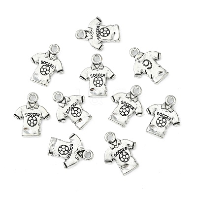 Tibetan Style Alloy T-Shirt Pendants LS-EA8750Y-1