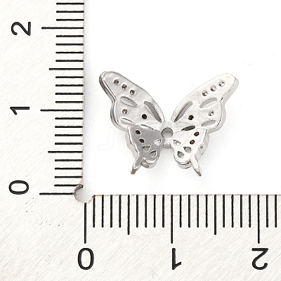 Brass Micro Pave Cubic Zirconia Beads KK-K378-42P-1