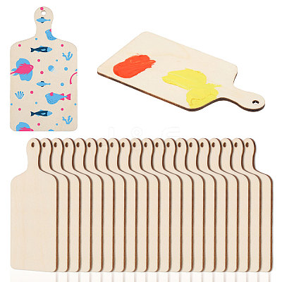Boxwood Cutting Board AJEW-WH0609-467A-1