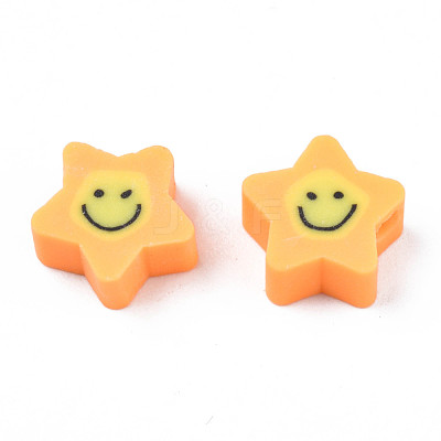 Handmade Polymer Clay Beads CLAY-N011-45A-06-1
