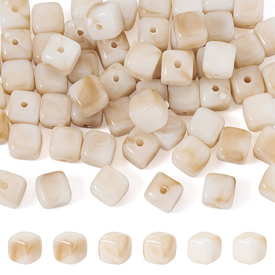 60Pcs Transparent Acrylic Beads OACR-TA0004-88D-1