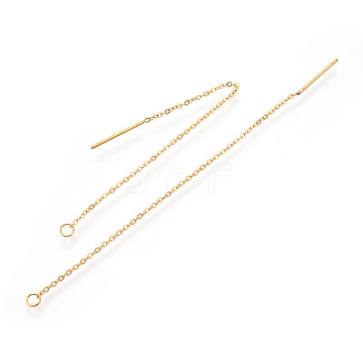304 Stainless Steel Stud Earring Findings X-STAS-S070-G-1