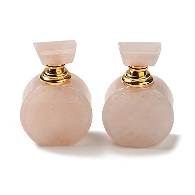 Natural Rose Quartz Dropper Perfume Bottles DJEW-H010-04G-02-1