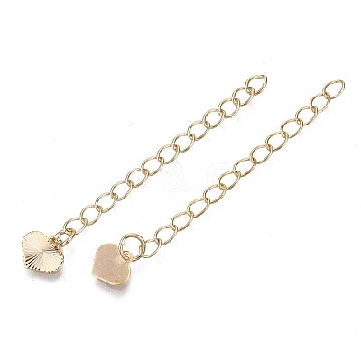 Brass Chain Extender KK-T056-42G-NF-1