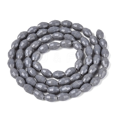 Opaque Solid Color Glass Beads Strands GLAA-N071-01A-C11-1
