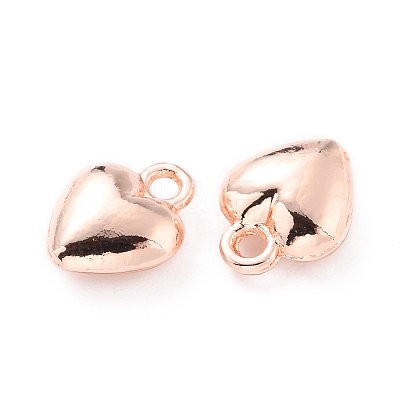 Alloy Heart Charms PALLOY-J689-25RG-AAA-1