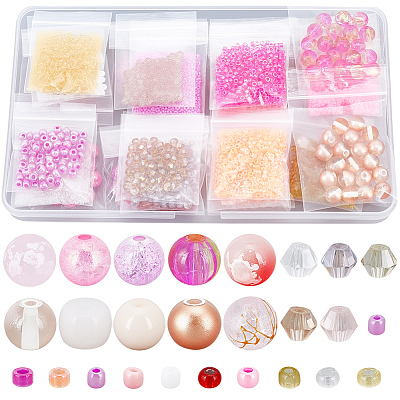 DIY Glass & Acrylic Beads Findings Kits DIY-PA0001-38-1
