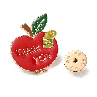 Teacher's Day Theme Rack Plating Light Gold Alloy Brooches JEWB-Z016-01KCG-17-1