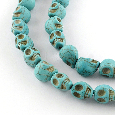 Gemstone Beads Strands TURQ-S105-10x10mm-07-1