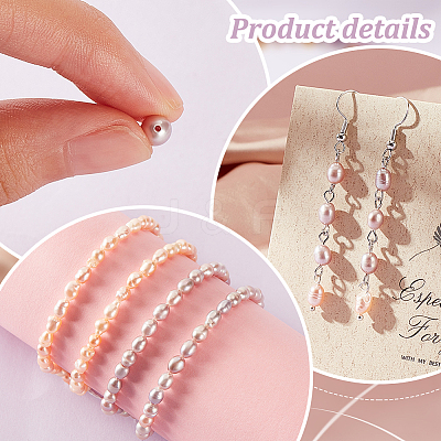 2 Strands 2 Styles Natural Cultured Freshwater Pearl Beads Strands PEAR-GA0001-03-1