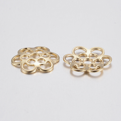 304 Stainless Steel Bead Caps STAS-H436-34-1